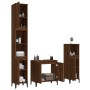 Set de muebles baño 3 pzas madera contrachapada roble marrón de , Muebles de baño - Ref: Foro24-3185596, Precio: 221,31 €, De...