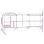 Aparadores 3 uds madera contrachapada marrón roble 60x35x70 cm de , Aparadores - Ref: Foro24-3185774, Precio: 183,59 €, Descu...