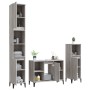 Set de muebles de baño 3 pzas madera contrachapada gris sonoma de , Muebles de baño - Ref: Foro24-3185627, Precio: 197,18 €, ...