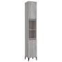 Set de muebles de baño 3 pzas madera contrachapada gris sonoma de , Muebles de baño - Ref: Foro24-3185627, Precio: 197,18 €, ...