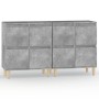 Aparadores 2 uds madera contrachapada gris hormigón 60x35x70 cm de , Aparadores - Ref: Foro24-3185755, Precio: 141,67 €, Desc...
