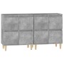 Aparadores 2 uds madera contrachapada gris hormigón 60x35x70 cm de , Aparadores - Ref: Foro24-3185755, Precio: 141,67 €, Desc...