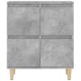 Aparadores 2 uds madera contrachapada gris hormigón 60x35x70 cm de , Aparadores - Ref: Foro24-3185755, Precio: 141,67 €, Desc...