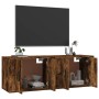 Muebles para TV de pared 2 uds roble ahumado 57x34,5x40 cm de , Muebles TV - Ref: Foro24-3188339, Precio: 74,21 €, Descuento: %