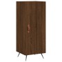 Aparador alto madera contrachapada roble marrón 34,5x34x180 cm de , Aparadores - Ref: Foro24-3200112, Precio: 105,34 €, Descu...