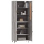 Aparador alto madera contrachapada gris sonoma 69,5x34x180 cm de , Aparadores - Ref: Foro24-3199535, Precio: 144,60 €, Descue...
