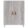 Aparador alto madera contrachapada gris sonoma 69,5x34x180 cm de , Aparadores - Ref: Foro24-3199535, Precio: 144,60 €, Descue...