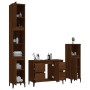 Set de muebles baño 3 pzas madera contrachapada roble marrón de , Muebles de baño - Ref: Foro24-3185612, Precio: 250,23 €, De...