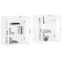 Armarios de pared 2 uds madera de ingeniería blanco de , Aparadores - Ref: Foro24-3197945, Precio: 185,72 €, Descuento: %