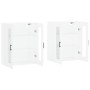 Armarios de pared 2 uds madera de ingeniería blanco de , Aparadores - Ref: Foro24-3197945, Precio: 185,72 €, Descuento: %