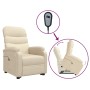 Sillón elevable tela crema de , Sillones - Ref: Foro24-3109614, Precio: 306,31 €, Descuento: %