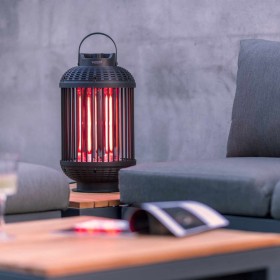 Sunred Calefactor de mesa Indox de halógeno 1200 W negro de , Estufas para terrazas - Ref: Foro24-441217, Precio: 248,45 €, D...