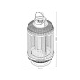 Sunred Calefactor de mesa Indox de halógeno 1200 W negro de , Estufas para terrazas - Ref: Foro24-441217, Precio: 248,45 €, D...