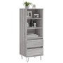 Aparador alto madera contrachapada gris Sonoma 40x36x110 cm de , Aparadores - Ref: Foro24-831514, Precio: 69,39 €, Descuento: %