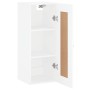 Armario de pared madera de ingeniería blanco 34,5x34x90 cm de , Aparadores - Ref: Foro24-830476, Precio: 50,70 €, Descuento: %