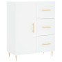 Aparador de madera de ingeniería blanco 69,5x34x90 cm de , Aparadores - Ref: Foro24-827900, Precio: 87,06 €, Descuento: %