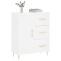 Aparador de madera de ingeniería blanco 69,5x34x90 cm de , Aparadores - Ref: Foro24-827900, Precio: 87,06 €, Descuento: %