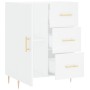 Aparador de madera de ingeniería blanco 69,5x34x90 cm de , Aparadores - Ref: Foro24-827900, Precio: 87,06 €, Descuento: %