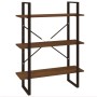 Estantería madera contrachapada roble marrón 80x30x105 cm de , Librerías y estanterías - Ref: Foro24-821317, Precio: 60,79 €,...
