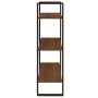 Estantería madera contrachapada roble marrón 80x30x105 cm de , Librerías y estanterías - Ref: Foro24-821317, Precio: 60,79 €,...