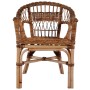 Silla de jardín de ratán natural marrón de , Sillas de jardín - Ref: Foro24-246809, Precio: 257,20 €, Descuento: %