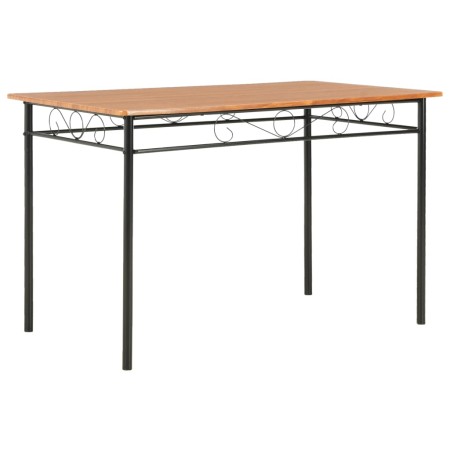 Mesa de comedor de MDF marrón 120x70x75 cm de , Mesas de cocina y de comedor - Ref: Foro24-281402, Precio: 120,30 €, Descuent...