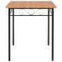 Mesa de comedor de MDF marrón 120x70x75 cm de , Mesas de cocina y de comedor - Ref: Foro24-281402, Precio: 120,30 €, Descuent...
