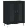 Aparador de madera de ingeniería negro 69,5x34x90 cm de , Aparadores - Ref: Foro24-827781, Precio: 66,59 €, Descuento: %