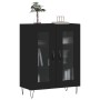 Aparador de madera de ingeniería negro 69,5x34x90 cm de , Aparadores - Ref: Foro24-827781, Precio: 66,59 €, Descuento: %