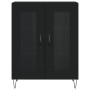 Aparador de madera de ingeniería negro 69,5x34x90 cm de , Aparadores - Ref: Foro24-827781, Precio: 66,59 €, Descuento: %
