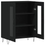 Aparador de madera de ingeniería negro 69,5x34x90 cm de , Aparadores - Ref: Foro24-827781, Precio: 66,59 €, Descuento: %