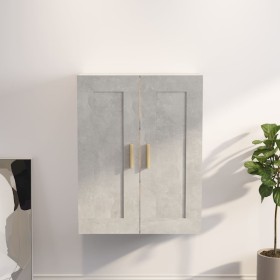 Armario pared madera ingeniería gris hormigón 69,5x32,5x90 cm de , Estantes y estanterías - Ref: Foro24-812298, Precio: 47,94...