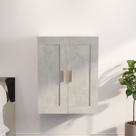 Armario pared madera ingeniería gris hormigón 69,5x32,5x90 cm de , Estantes y estanterías - Ref: Foro24-812298, Precio: 47,94...