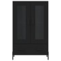 Aparador alto madera de ingeniería negro 69,5x31x115 cm de , Aparadores - Ref: Foro24-828309, Precio: 97,82 €, Descuento: %
