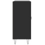 Aparador de madera de ingeniería negro 90x34x80 cm de , Aparadores - Ref: Foro24-828101, Precio: 85,16 €, Descuento: %