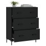 Aparador de madera de ingeniería negro 69,5x34x90 cm de , Aparadores - Ref: Foro24-827853, Precio: 106,90 €, Descuento: %
