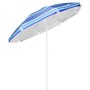 HI Sombrilla de playa azul a rayas 200 cm de , Sombrillas - Ref: Foro24-423954, Precio: 27,77 €, Descuento: %
