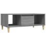 Mesa de centro madera contrachapada gris Sonoma 90x50x36,5 cm de , Mesas de centro - Ref: Foro24-821066, Precio: 71,73 €, Des...
