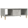 Mesa de centro madera contrachapada gris hormigón 90x50x36,5 cm de , Mesas de centro - Ref: Foro24-821064, Precio: 56,57 €, D...