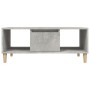 Mesa de centro madera contrachapada gris hormigón 90x50x36,5 cm de , Mesas de centro - Ref: Foro24-821064, Precio: 56,57 €, D...