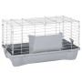 Jaula para hámster polipropileno y metal gris 58x32x31 cm de , Jaulas y habitáculos para animales pequeños - Ref: Foro24-1722...