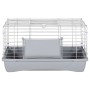 Jaula para hámster polipropileno y metal gris 58x32x31 cm de , Jaulas y habitáculos para animales pequeños - Ref: Foro24-1722...