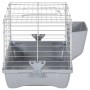 Jaula para hámster polipropileno y metal gris 58x32x31 cm de , Jaulas y habitáculos para animales pequeños - Ref: Foro24-1722...