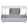 Jaula para hámster polipropileno y metal gris 58x32x31 cm de , Jaulas y habitáculos para animales pequeños - Ref: Foro24-1722...