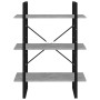 Estantería madera contrachapada gris hormigón 80x30x105 cm de , Librerías y estanterías - Ref: Foro24-806531, Precio: 54,99 €...