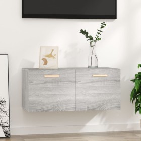 Armario de pared madera de ingeniería gris Sonoma 80x35x36,5 cm de , Estantes y estanterías - Ref: Foro24-817604, Precio: 50,...