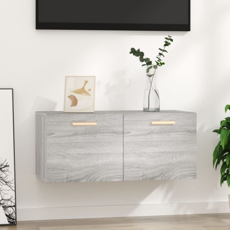 Armario de pared madera de ingeniería gris Sonoma 80x35x36,5 cm de , Estantes y estanterías - Ref: Foro24-817604, Precio: 50,...