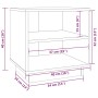 Mesita de noche de madera maciza de pino negro 40x34x40 cm de , Mesitas de noche - Ref: Foro24-813333, Precio: 36,11 €, Descu...