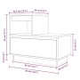 Mesita de noche madera maciza de pino marrón miel 60x34x51 cm de , Mesitas de noche - Ref: Foro24-814380, Precio: 57,72 €, De...