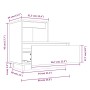 Mesita de noche madera maciza de pino marrón miel 60x34x51 cm de , Mesitas de noche - Ref: Foro24-814380, Precio: 57,72 €, De...